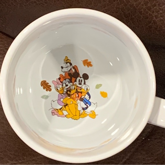 Mickey and Friends Harvest Hoopla Mug - Autumn Leaves Minnie Donald Goofy Pluto - Picture 10 of 12